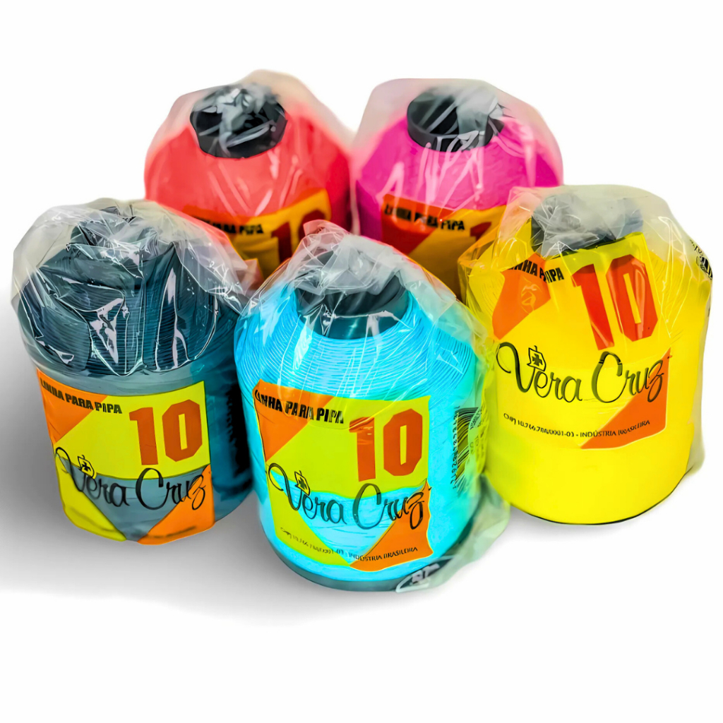 Linha para Pipas e Papagaios Fio 10 vera Cruz - 1500 mil Jardas - Super Resistente uma das Mais Vendida