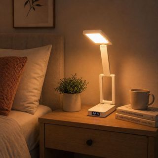 Luminária LED Dobrável USB com Controle Touch 3 Níveis de Luz Branco Frio Neutro Quente Mesa Escritório Estudo