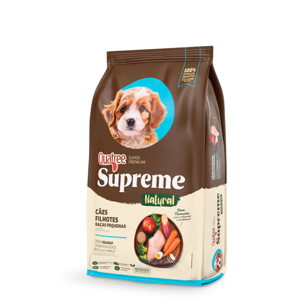 Ração Quatree Super Especial Supreme Filhote Raças Pequenas Frango e Batata doce 1 kg