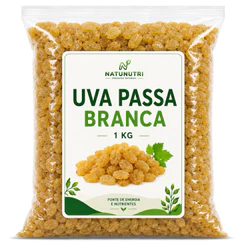 Uva passa branca 1kg 500g 250g- Natunutri
