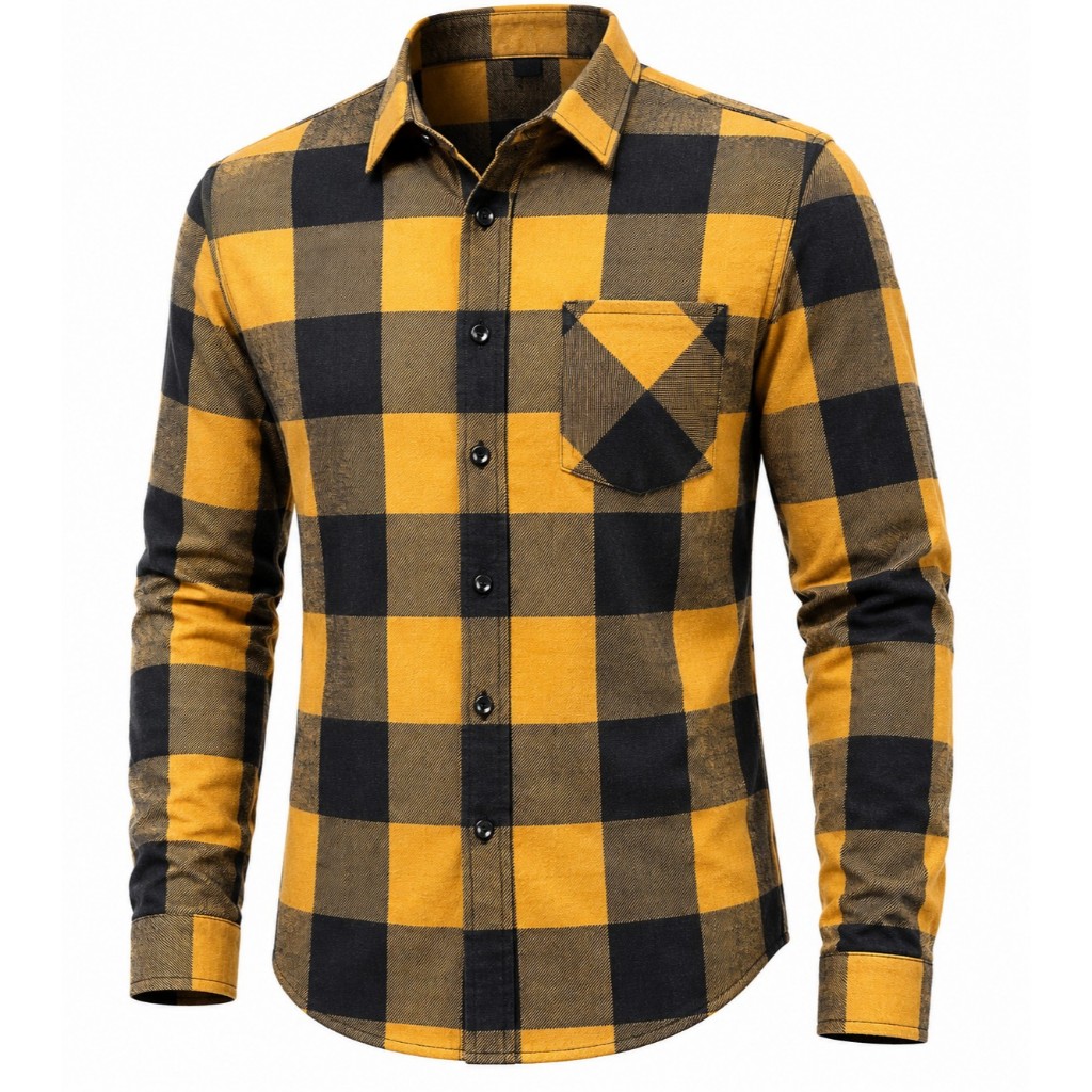 Camisa Social Masculina Xadrez Slim Manga Longa Moda Peão Rodeio Country Agro e Para Trabalho