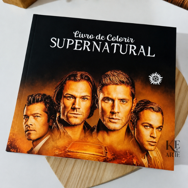 Box Exclusivo Supernatural: Livro de Colorir – Edição Limitada para Fãs Verdadeiros