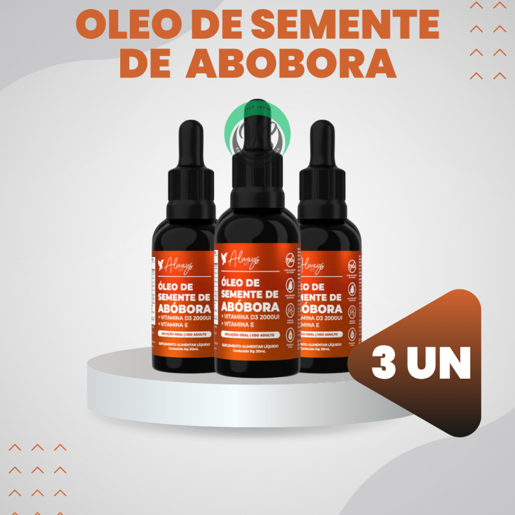 Mega Oferta Oleo de Semente de Abobora Original 30ML