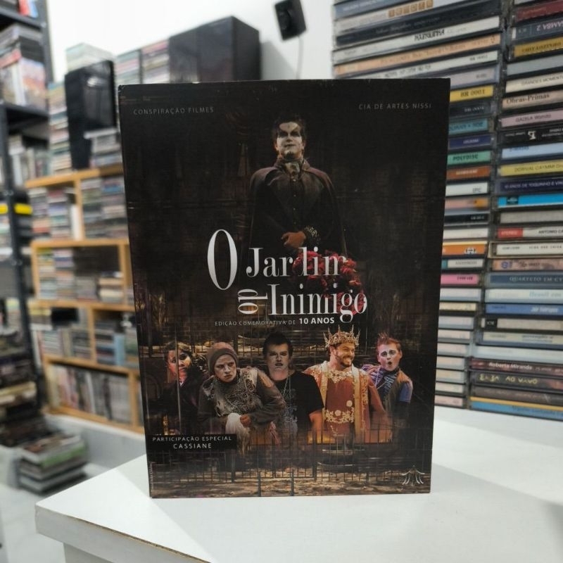 DVD O JARDIM DO INIMIGO - PARTICIPAÇÃO ESPECIAL DE CASSIANE