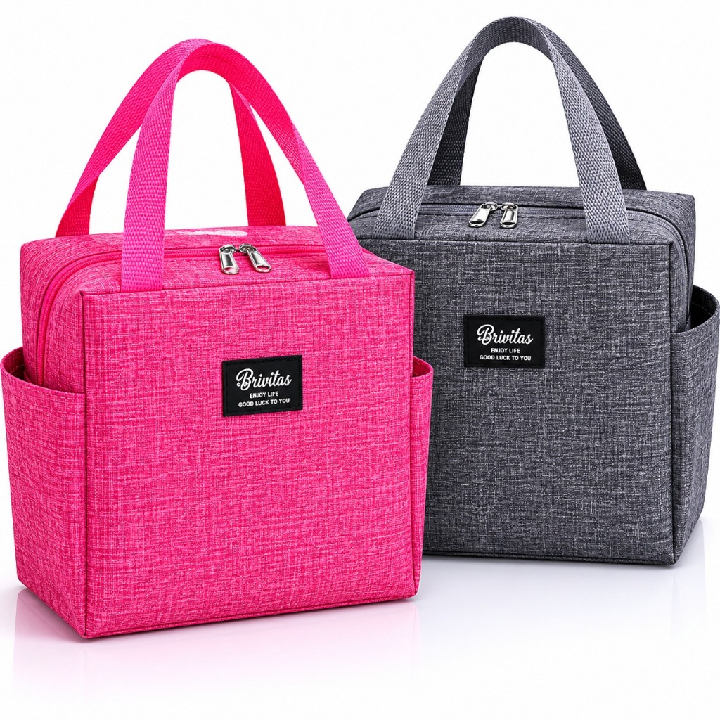 Bolsa Térmica Marmita Lancheira Feminina Impermeável Porta Alimentos