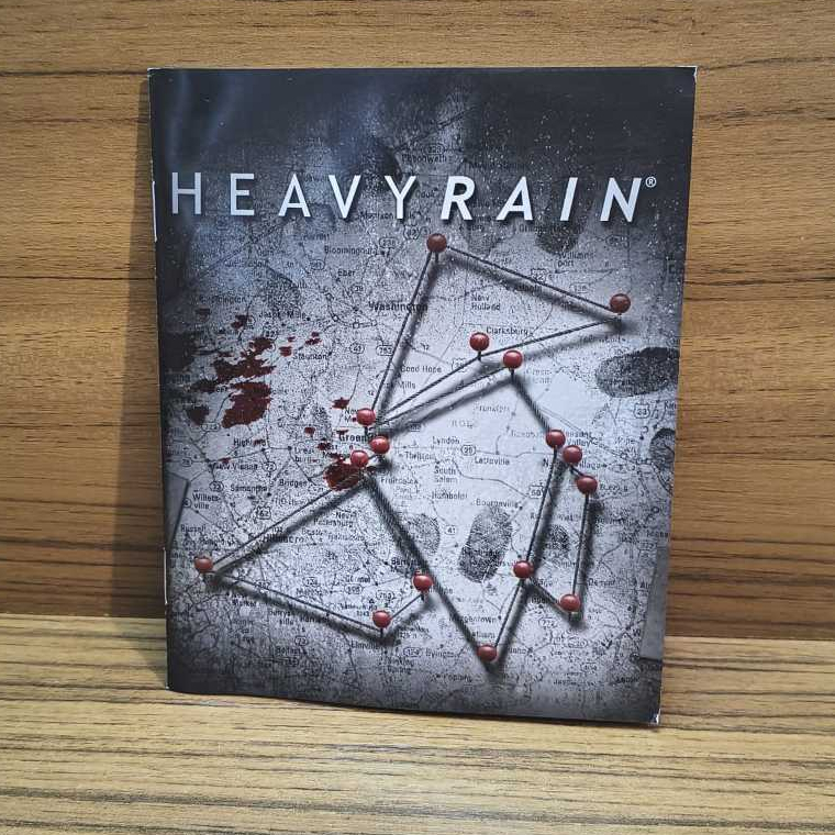 Manual Heavy Rain - PS3 Original (SEM O JOGO)