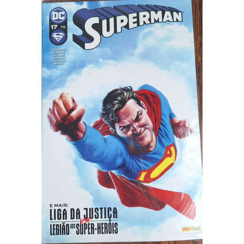 HQ revista em quadrinhos Superman 5ª Série - nº 17, publicada pela Panini em junho de 2023.LACRADO