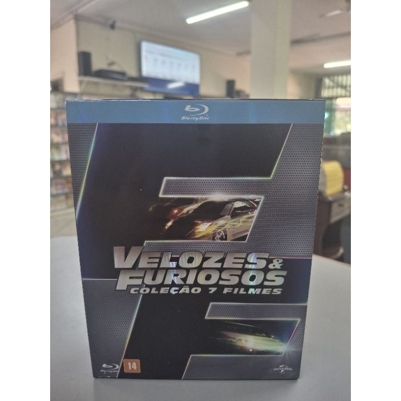 Velozes e furiosos box blu ray original.