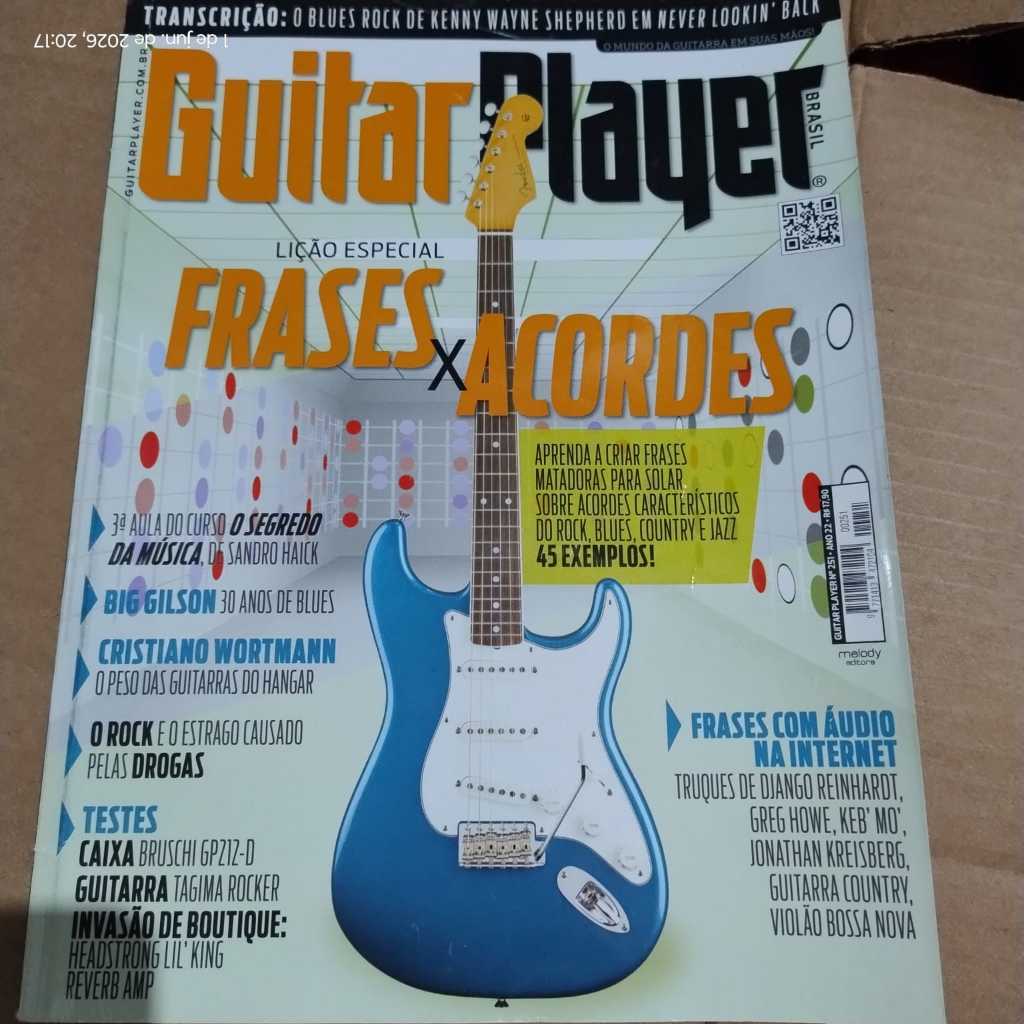 Revista Guitar Player nr 251 Especial: Frases x Acordes. 04/2017