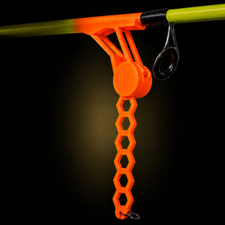 Detector de Fisgada LARANJA Para Vara de Pesca Ultra Sensível Balancinho Dedo Duro Moderno 1 Unidade