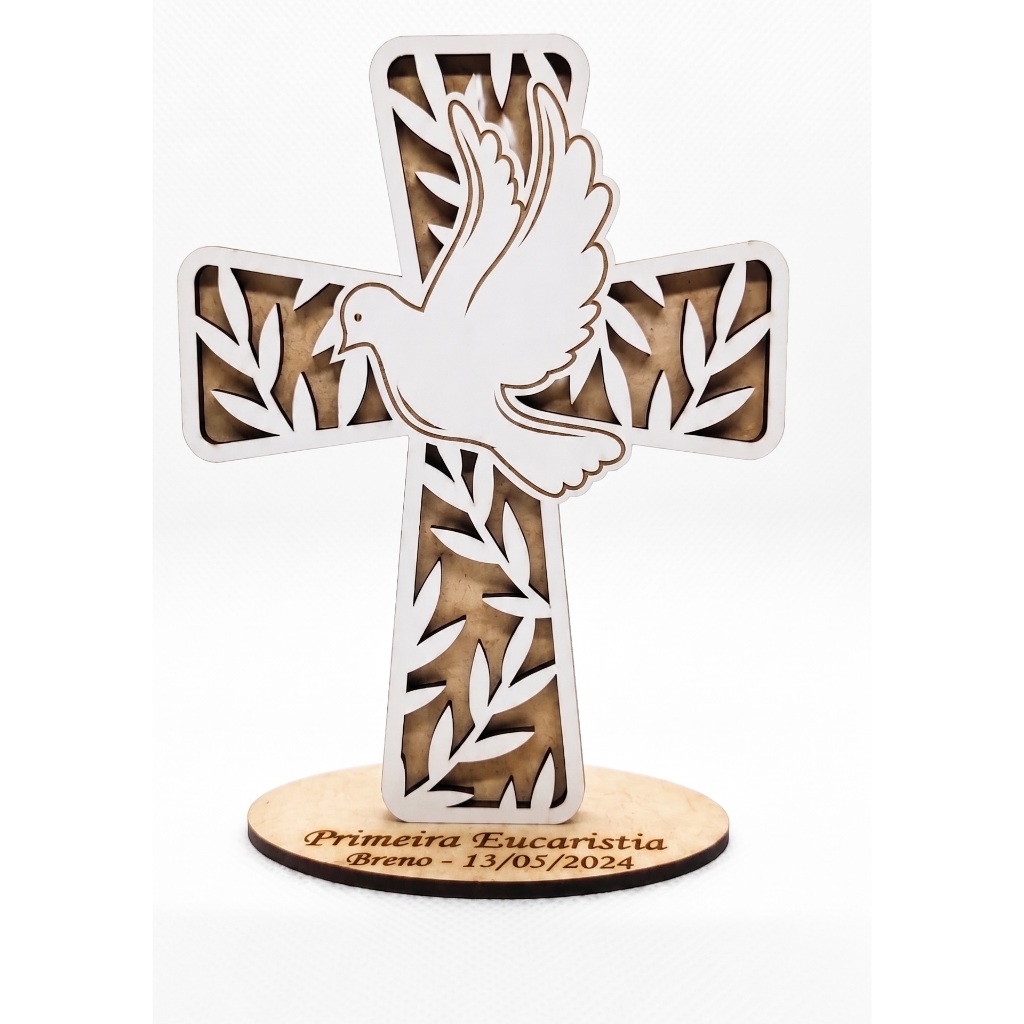 Lembrancinha batizado primeira eucaristia personalizada