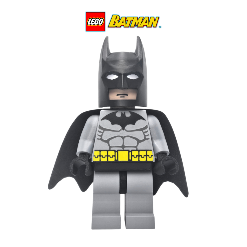 Boneco Lego Minifigure Batman 24cm Clássico 2006 3D
