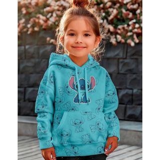Casaco Moletom Infantil Feminino com Capuz Proteção Contra o Frio Intenso Quentinho e Confortável