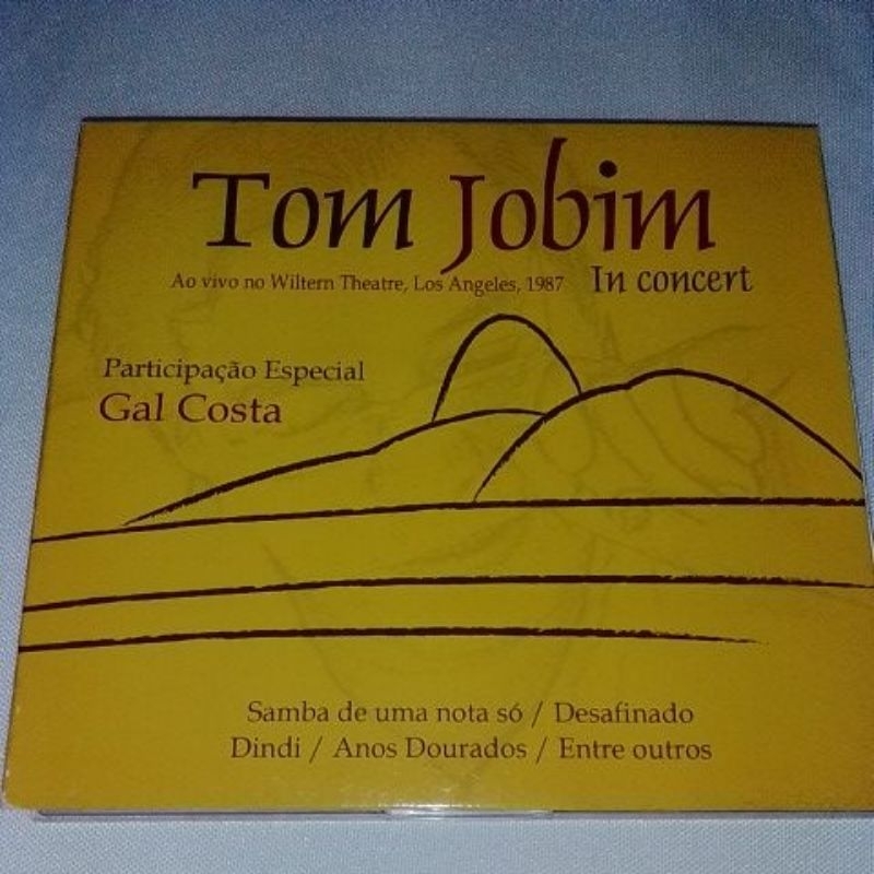 Cd Tom Jobim - Ao vivo no Wiltern Theatre, Los Angeles 1987 in concert