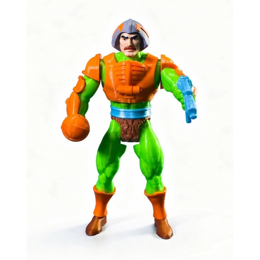 Mentor desenho animado He Man anos 80 Retrô Boneco Articulado 3D 13cm Action Figure