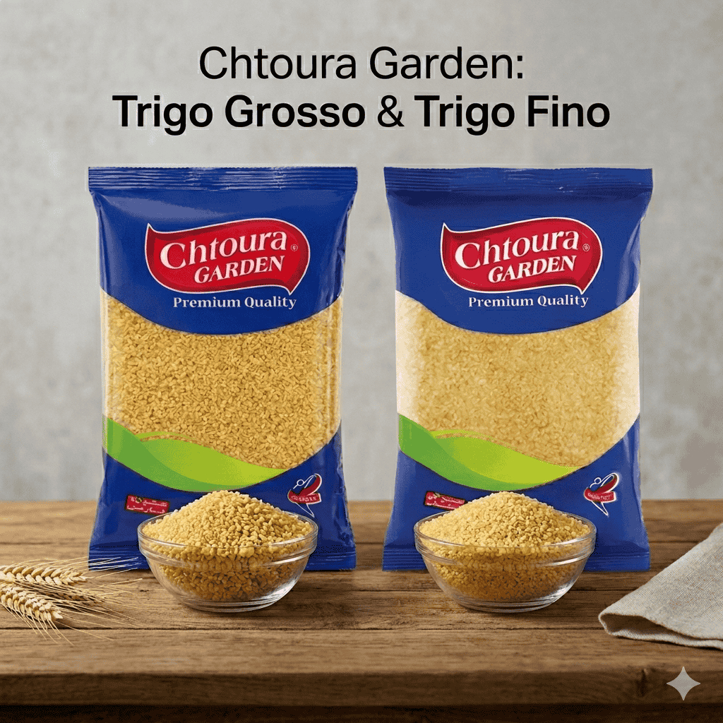 Trigo importado Fino/Grosso Claro 1,020kg - Chtoura Garden importado