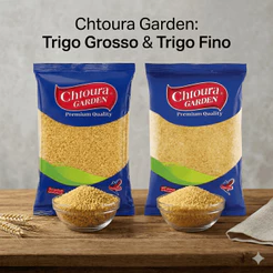 Trigo importado Fino/Grosso Claro 1,020kg - Chtoura Garden importado