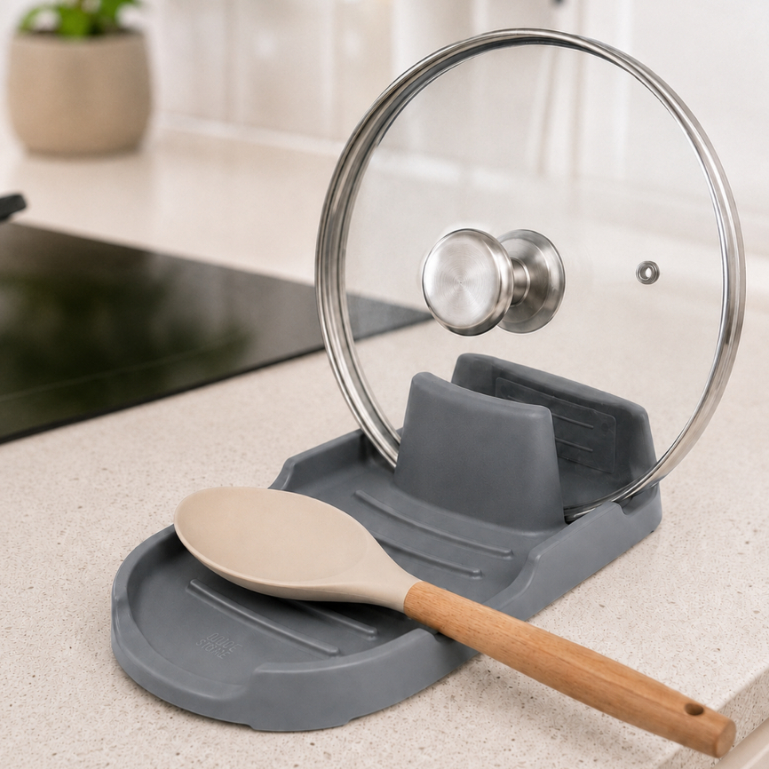 Apoiador de Tampa de Panela e Colher AIME Organizador Cozinha Moderno