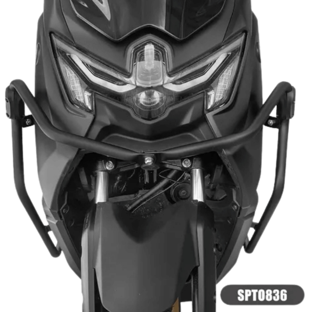 Protetor de Carenagem Scam Yamaha Nmax 160 2025 2026 SPTO836 Aço Carbono Preto — imagem 2 de 2