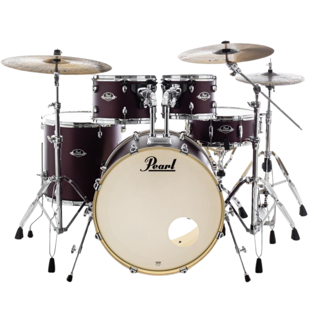 Bateria Acústica Pearl Export Series + Set Ferragens Pearl