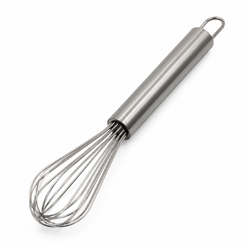 Fouet Batedor de Ovos e Massas Aço Inox 28,5x5,9 cm