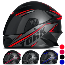 Capacete Fechado Moto Modelo R8 Várias Cores Tamanho 56 58 60 Viseira Fumê Pro Tork