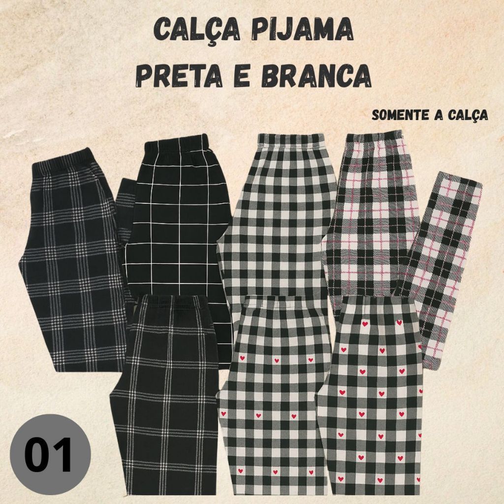 Calça Barata FINA pra ficar em casa Pijama