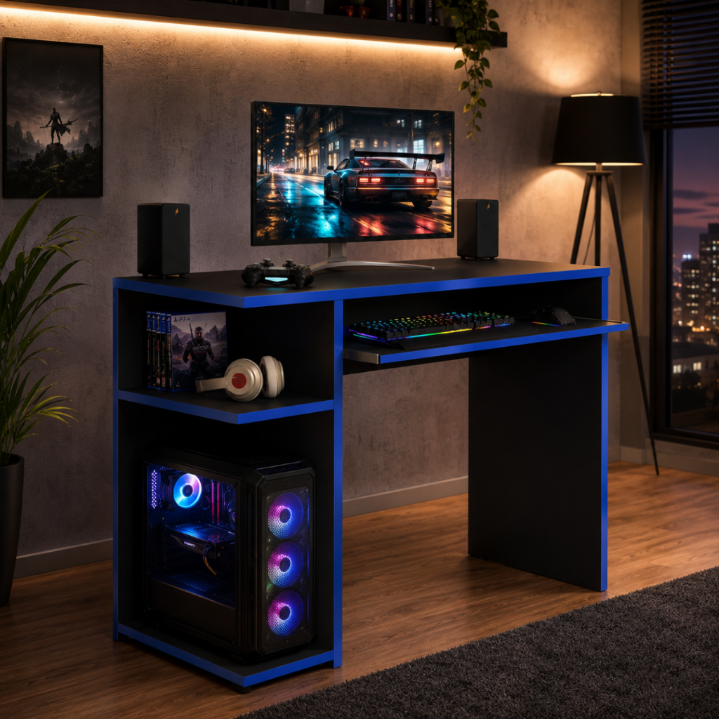 Mesa Gamer Escrivaninha Mesa De Computador Varias Cores