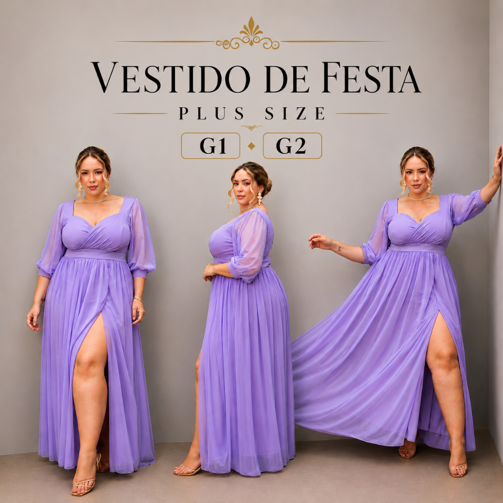 Vestido Longo Madrinha Convidada Plus Size Festa Elegante G1 G2 Varias Cores Com Forro