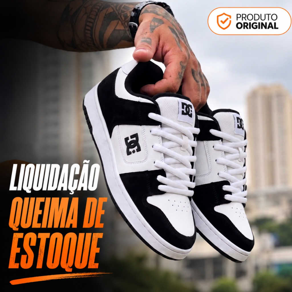 Tenis Masculino Streetwear Sofisticado Para Visual Forte Moderno e Confortavel