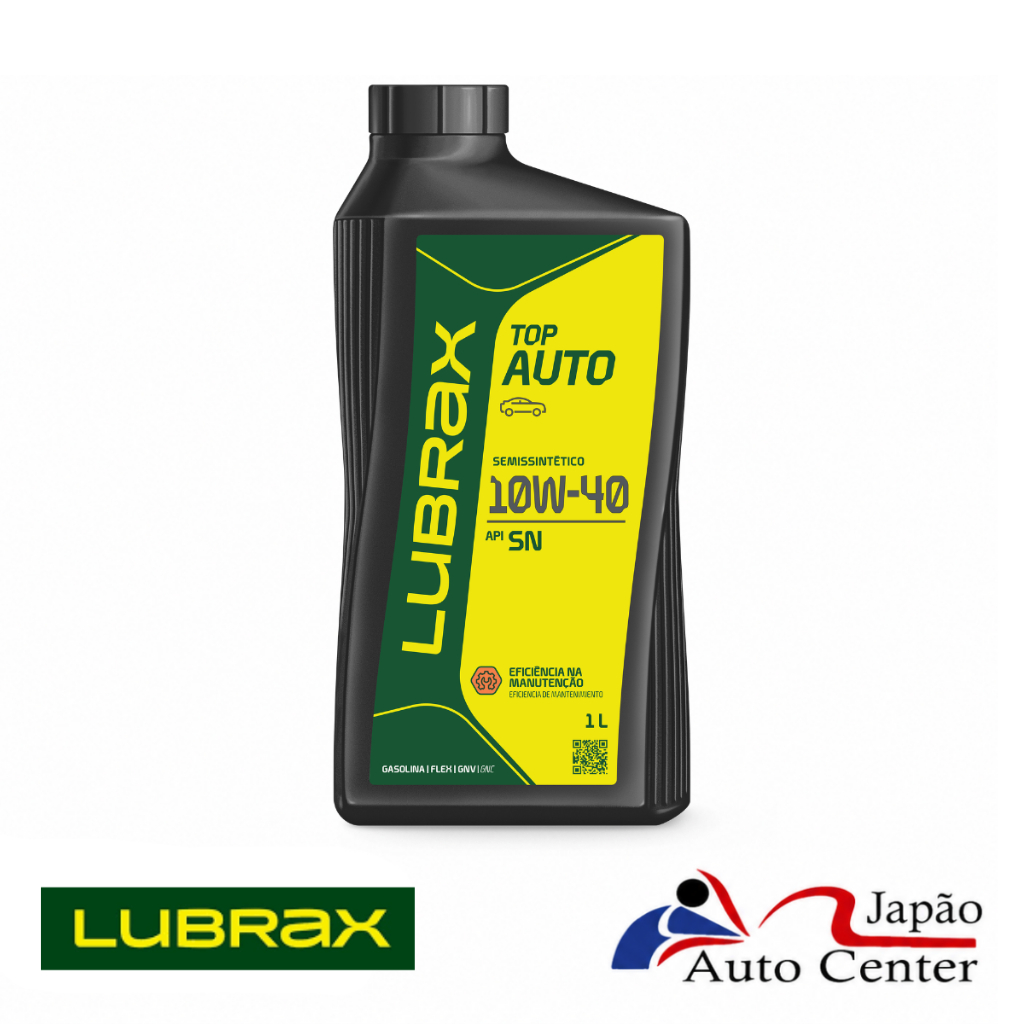 Óleo Lubrificante Lubrax 10W40 Top Auto SN Semissintético 1L