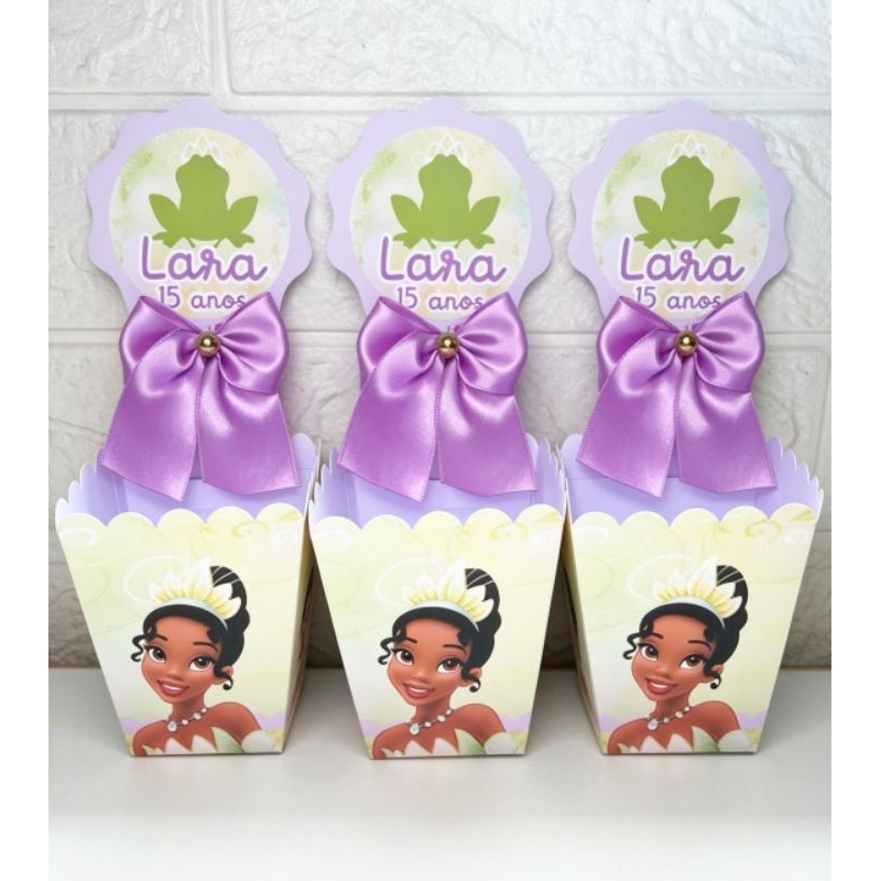 Cachepot centro de mesa Personalizado Princesa Tiana/A princesa e o sapo/ lembrancinhas/festa infantil