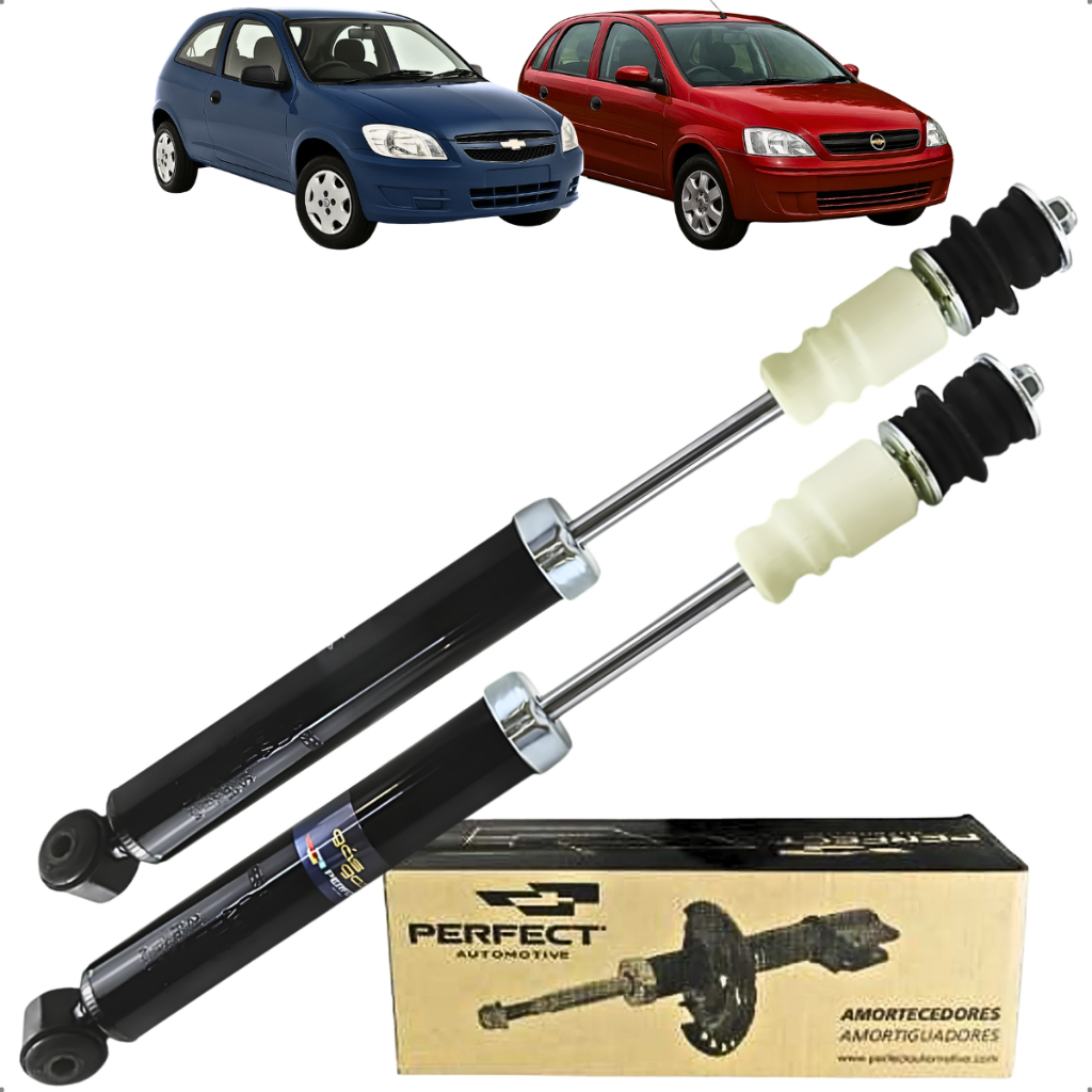 Par Amortecedor Traseiro Perfect Gm Celta Corsa Sedan