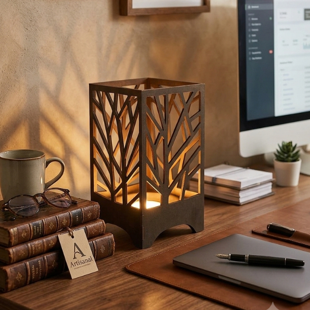 Abajur Moderno Decoração Quarto Cabeceira Luminária de Mesa Com Tomada Madeira Preto -1Agp