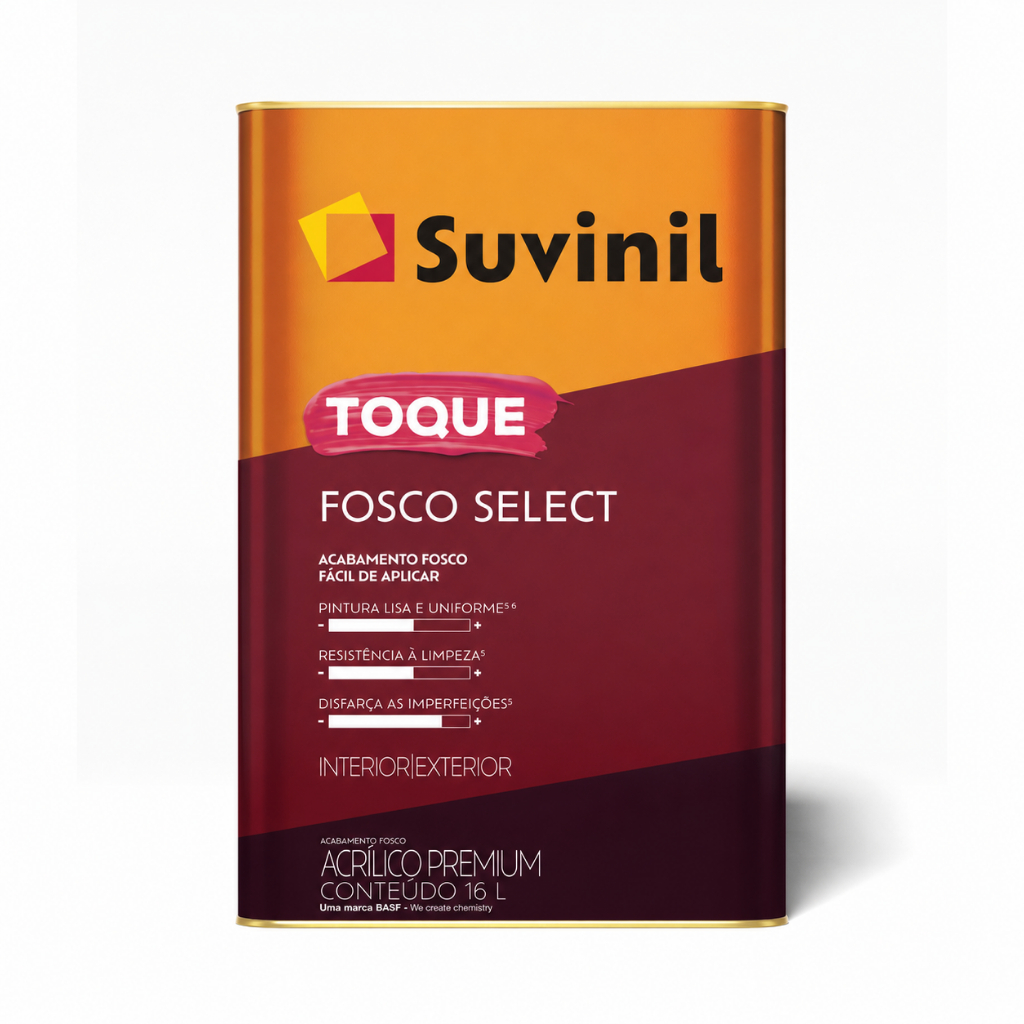 Tinta Toque Fosco Select 16L Top Cores 2025 Suvinil