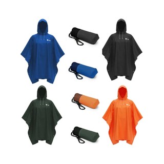 Poncho Impermeável NTK Compacto Com Capuz Camping Trilha Viagem