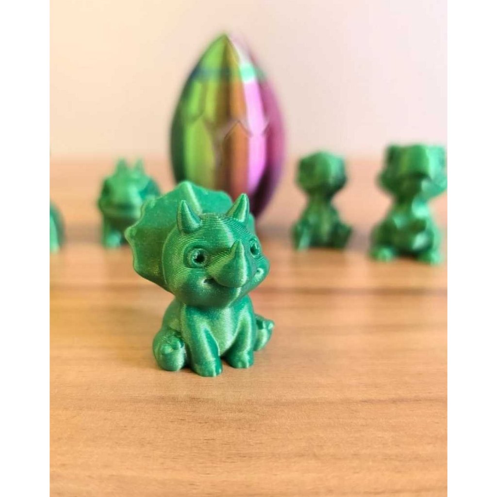 Kit com 40 Ovos de Dtagões Surpresa – Impressão 3D - Mini dragões Colecionáveis
