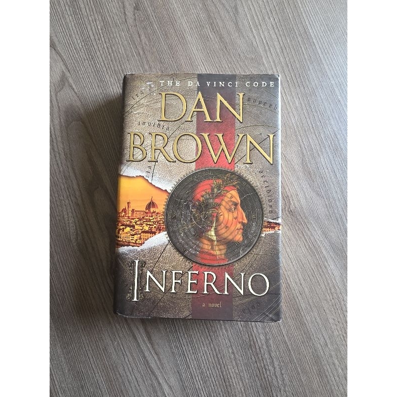 Livro Inferno - Dan Brown (Edição em Inglês / Capa Dura com Sobrecapa)