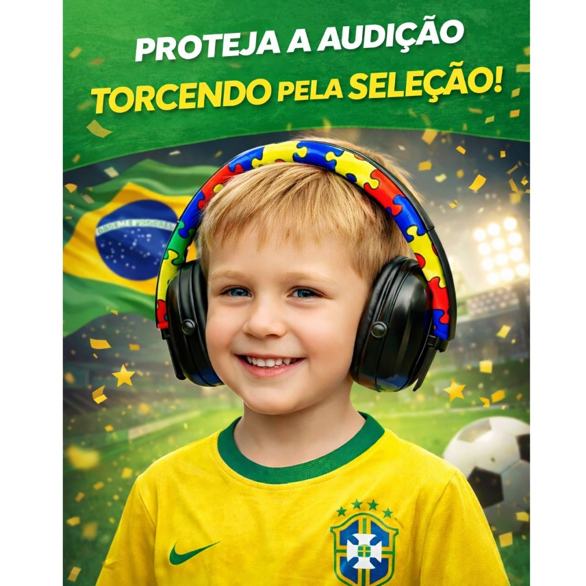 Abafador autista, capinha costurada personalizada