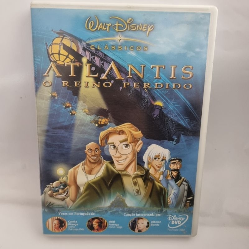 Dvd Original - Atlantis: O Reino Perdido - Walt Disney ( Com Encarte)