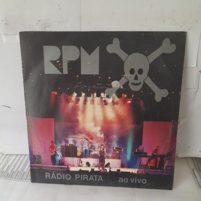 lp vinil rpm rádio pirata ao vivo c encarte