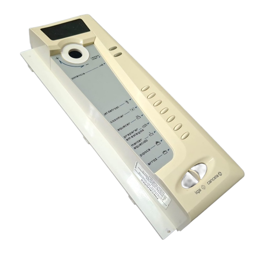 Painel externo sem placa Microondas Brastemp BMS27 JetDefrost Original Semi-novo