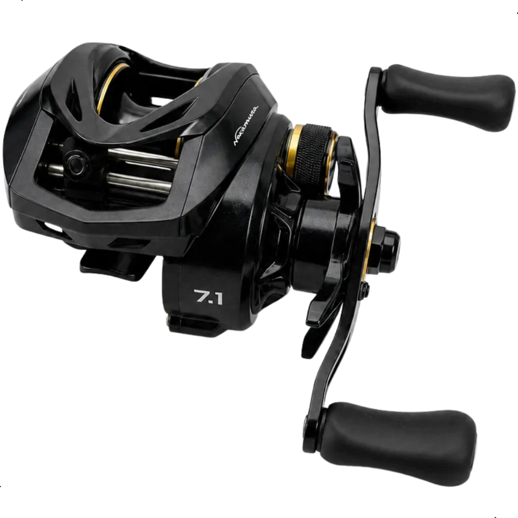 Carretilha de Pesca Mizu Maruri By Nakamura 7+1 Rol. Drag 5kg Ultra Leve Original Pescaria Robalo Traíra Black Bass