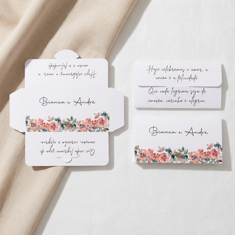 Lágrima de Alegria para Casamento Personalizado