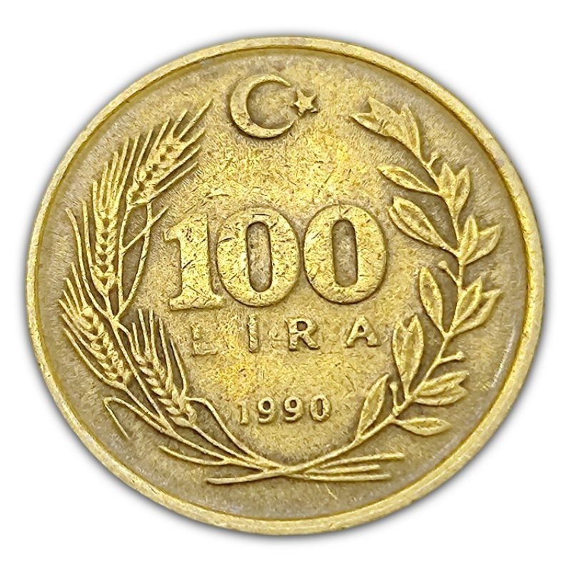 Moeda 100 Liras 1991 Turquia