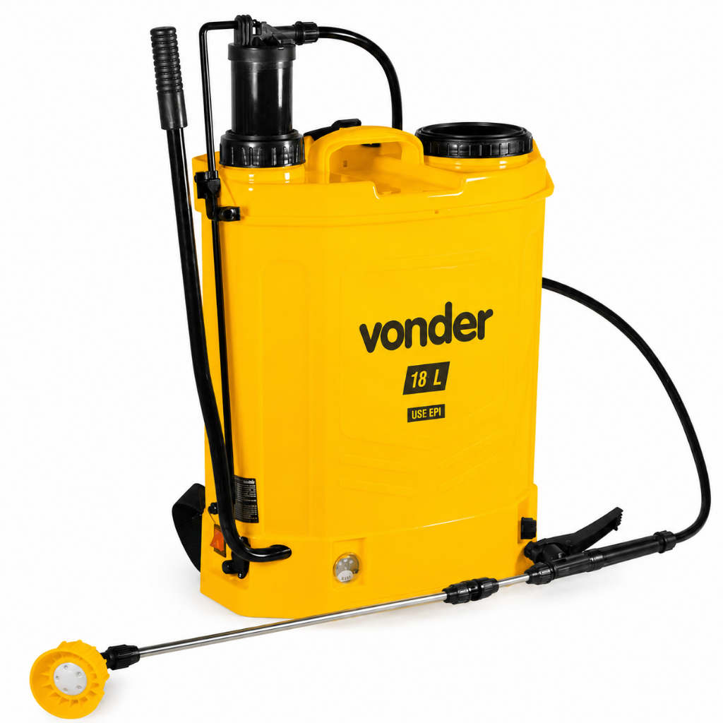 Pulverizador Costal 18 Litros 2 em 1 Manual e a Bateria de Lítio Vonder