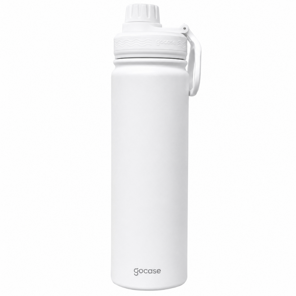 Garrafa Térmica Fresh 650ml Gocase Original Branca Premium