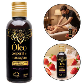Óleo de Massagem Tântrica 120ml Sensual Love Óleo Corporal Cuidado com o Corpo Pós Banho
