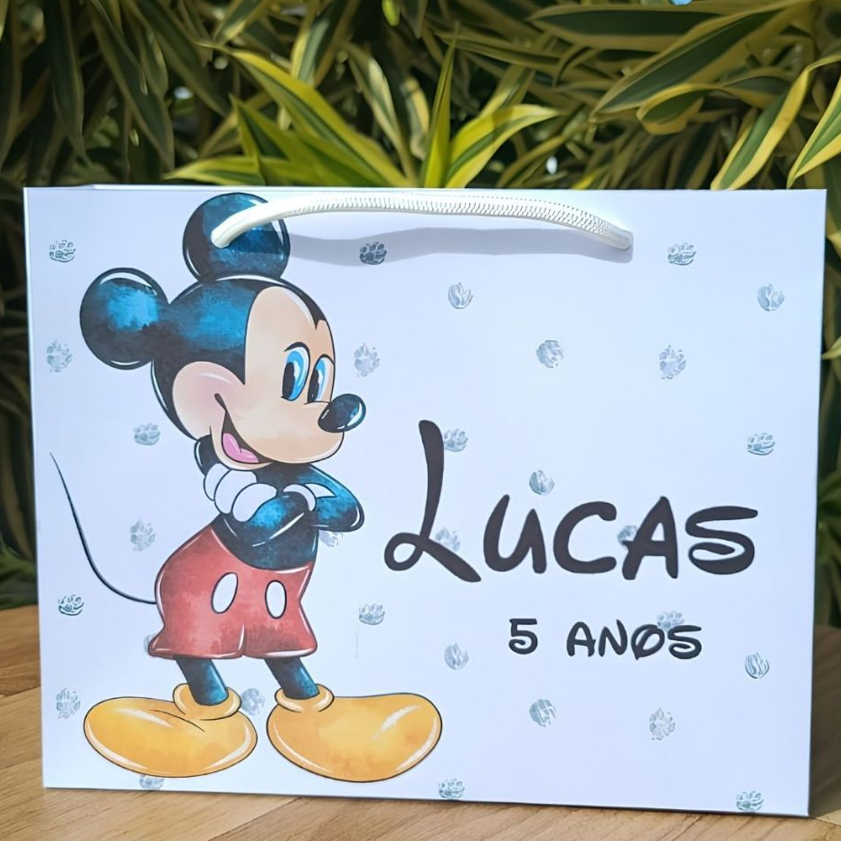 sacolinha personalizada mickey sacolinha aniversario mickey,sacolinha festa, lembrancinha mickey
