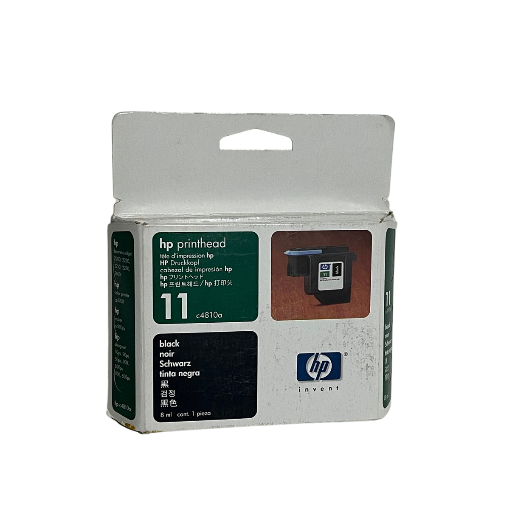 Cabeça De Impressão Hp 11 C4810a Black Original 100 120 500 800 1000